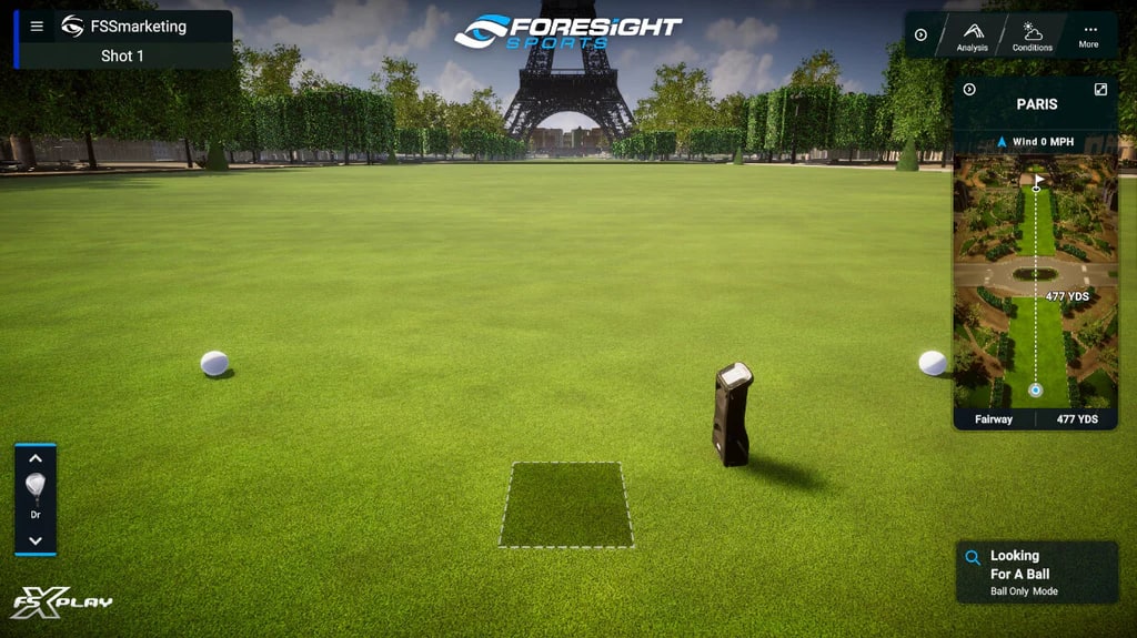 Residential golf simulator